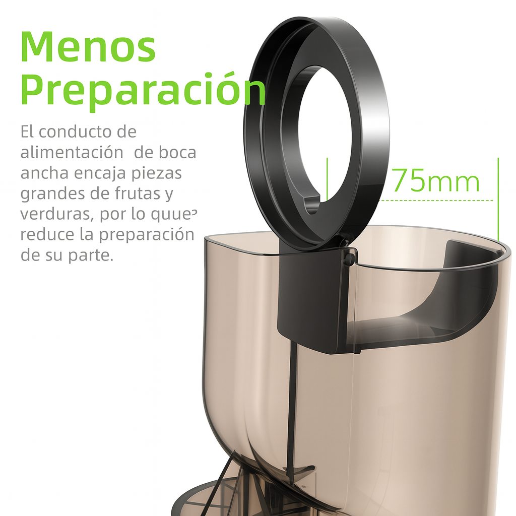 Extractor de Jugo Premium Multifunción ProLine 5L con Colector de Pulpa +REGALO: 6 Vasos de Vidrio Ahumado