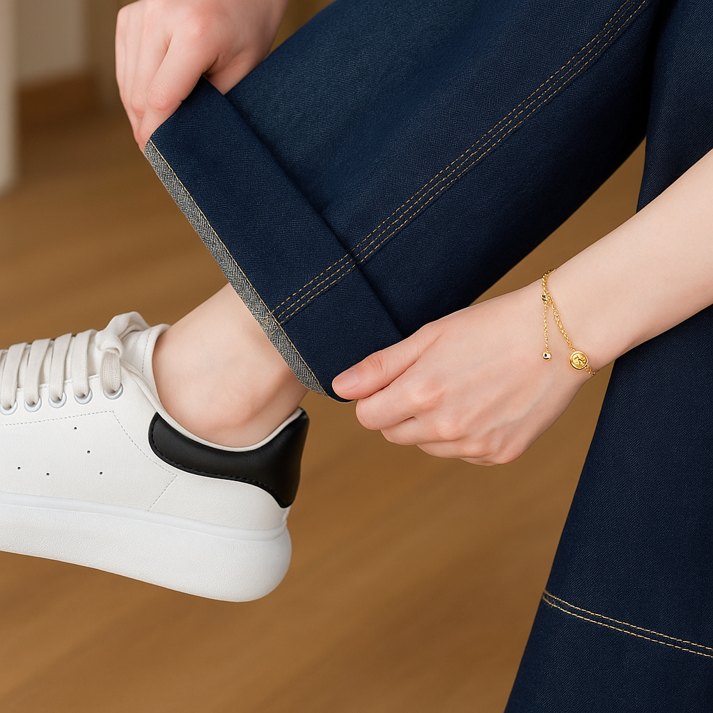 [Llevá 3 Pagá 2] Jean Femenino Lara en Denim Premium de Cintura Alta (¡Caída que realza tu belleza!)