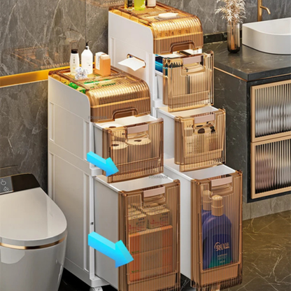 [Llevá 2 Pagá 1] Organizador de Baño de Alta Capacidad con 4 Niveles (¡Tu baño más organizado y moderno!)