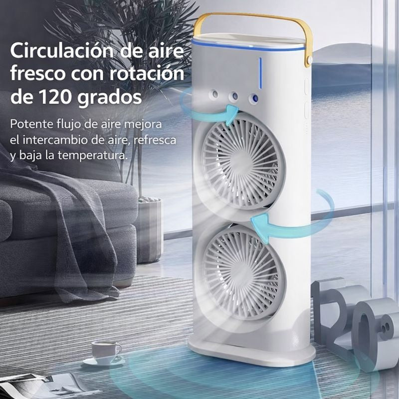 [Llevá 2 Pagá 1] Climatizador Arctic Pro™ con Ventilación Doble y Enfriamiento Turbo