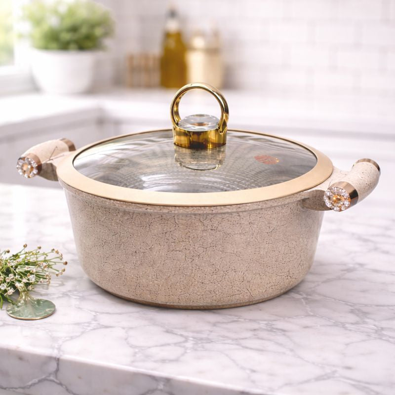 Juego de 5 Ollas de Cerámica Antiadherente con Triple Revestimiento (¡Cociná más rápido y con mucho menos desorden!)