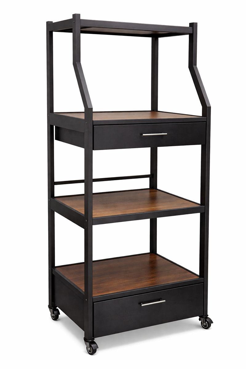 Organizador Multifuncional de Cocina de 5 Niveles en Acero Inoxidable y Madera +REGALO: Kit de Utensilios de Cocina