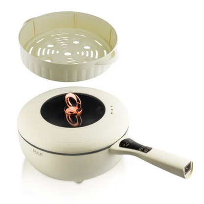 [Llevá 2 Pagá 1] Sartén Eléctrica Multifuncional Antiadherente con Calentamiento Rápido y Regulación de Temperatura +REGALO: Kit de Utensilios