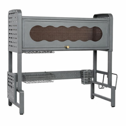 Escurridor Multifuncional Completo en Acero Inoxidable EasyHome + REGALO: Kit de Utensilios de Cocina