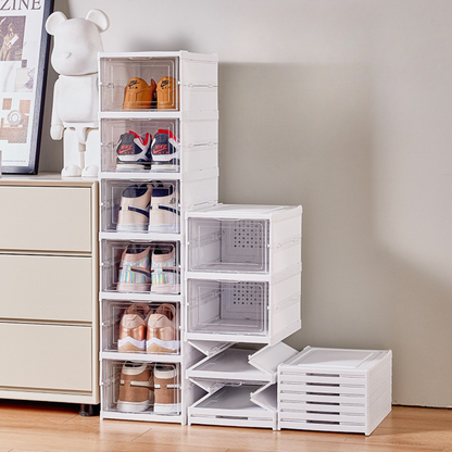 [Llevá 2 Pagá 1] Zapatera Modular SmartBox con Puertas Retráctiles (Organización Inteligente y Diseño Moderno!)