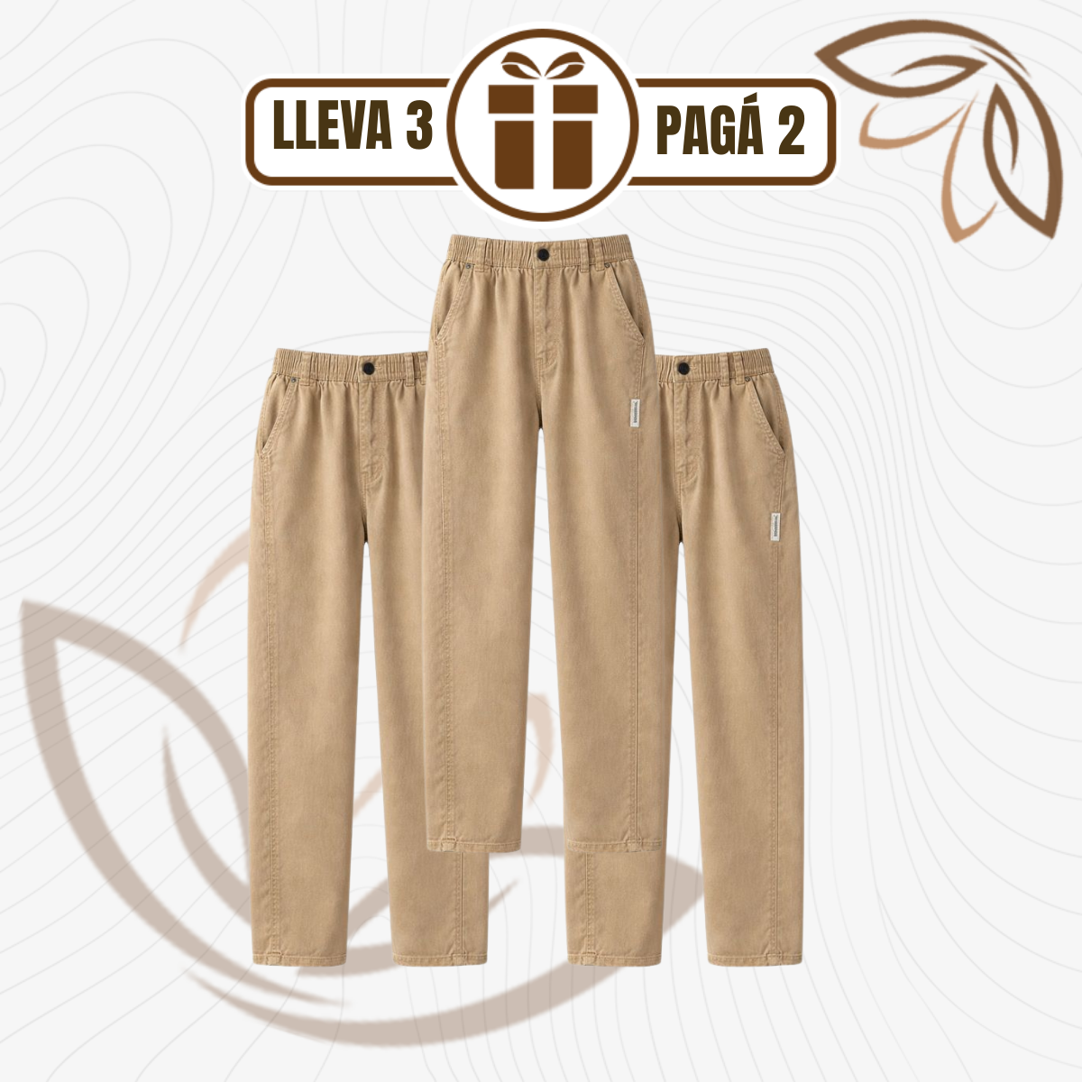 [Llevá 3 Pagá 2] Pantalón Palazzo Verona™ en Algodón Premium con Corte Moderno