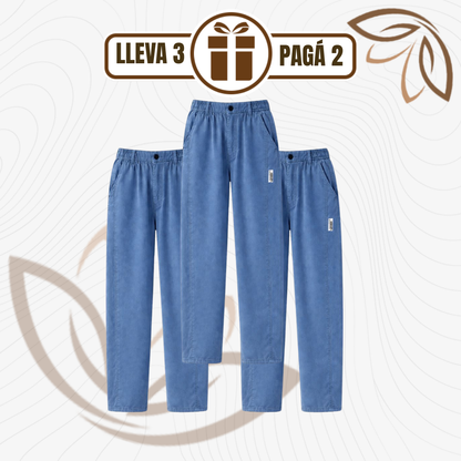 [Llevá 3 Pagá 2] Pantalón Palazzo Verona™ en Algodón Premium con Corte Moderno