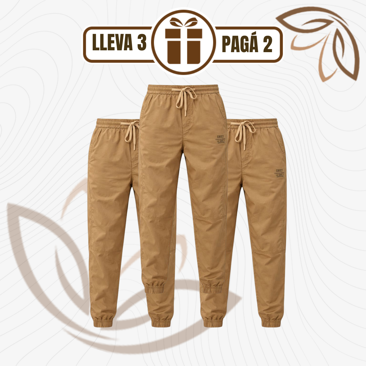 [Llevá 3 Pagá 2] Pantalón Cargo Comfort™ en Algodón Respirable con Calce Moderno