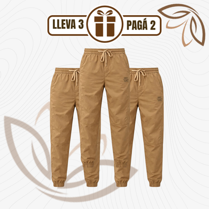 [Llevá 3 Pagá 2] Pantalón Cargo Comfort™ en Algodón Respirable con Calce Moderno