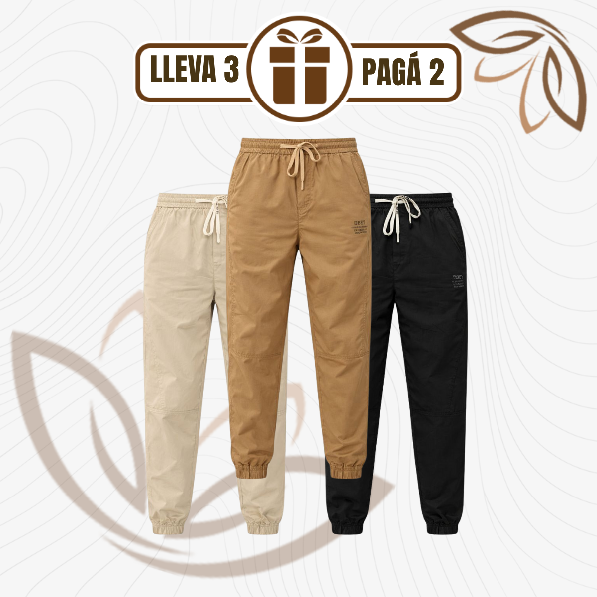 [Llevá 3 Pagá 2] Pantalón Cargo Comfort™ en Algodón Respirable con Calce Moderno