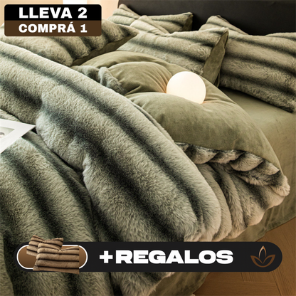 [Llevá 2 Pagá 1] Juego de Cama Diana Aterciopelado Antialérgico (¡Hotel 5 Estrellas en tu Habitación!) +REGALOS: 2 Fundas para Almohada