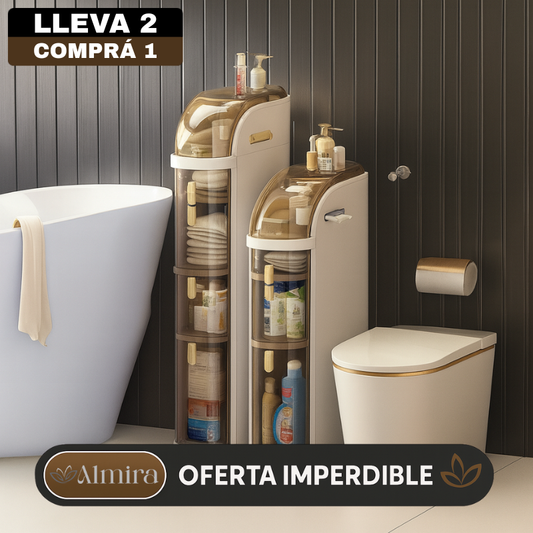 [Llevá 2 Pagá 1] Organizador de Baño Multifuncional de 4 Niveles