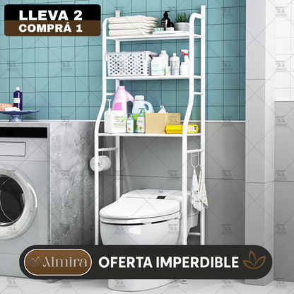 [Llevá 2 Pagá 1] Organizador Multifuncional de 3 Niveles en Acero Inoxidable