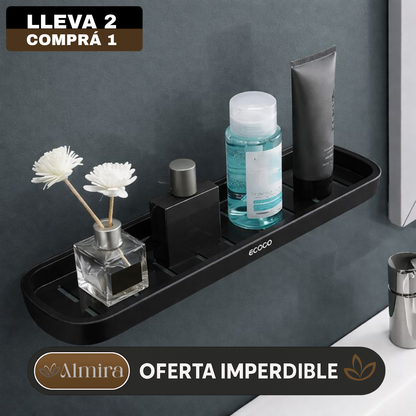 [Llevá 2 Pagá 1] Organizador de Baño con Escurridor Inteligente y Manija (¡Organización simple y fácil!)