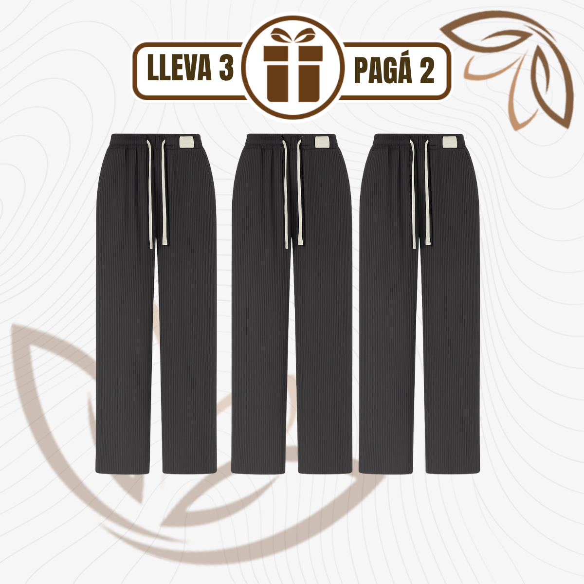 [Llevá 3 Pagá 2] Pantalón Femenino en Tejido Chenille y Terciopelo (¡Encanto Único y Refinado!)