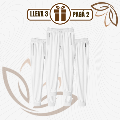 [Llevá 3, Pagá 2] Pantalón Jogger SoftFit™ en Algodón Premium con Cintura Ajustable