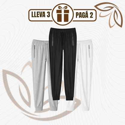 [Llevá 3, Pagá 2] Pantalón Jogger SoftFit™ en Algodón Premium con Cintura Ajustable