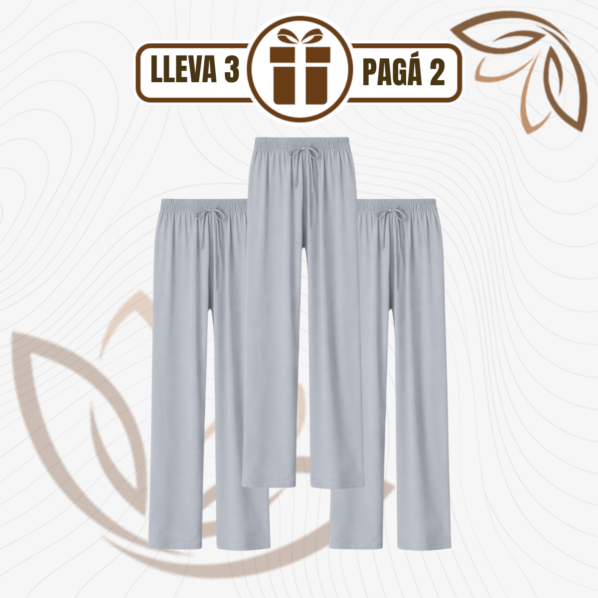 [Llevá 3, Pagá 2] Pantalón Lounge Chic™ en Tejido Premium con Calce Suelto