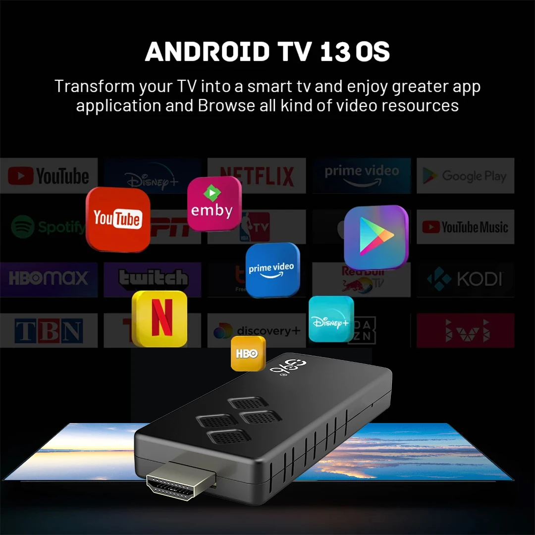 TV Box G96 con Android 13.0 Q2, Android TV 2