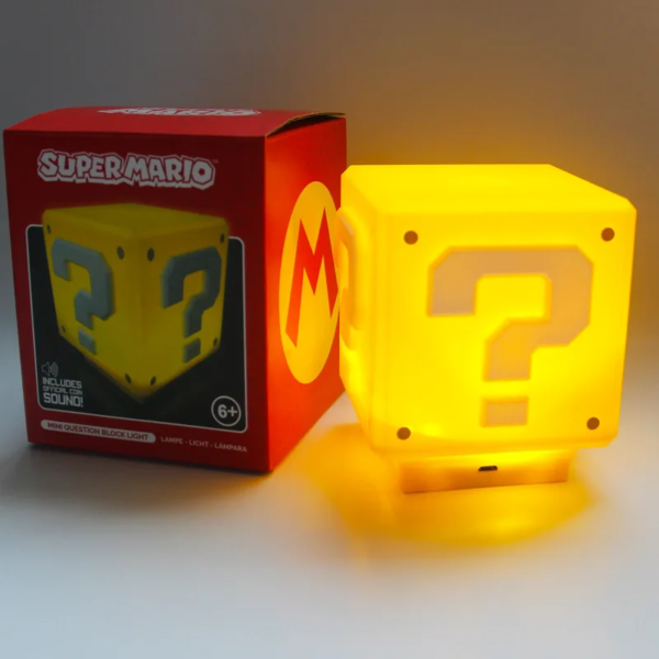 Lampara Cubo Super Mario Nintendo Luz - Imagen 5