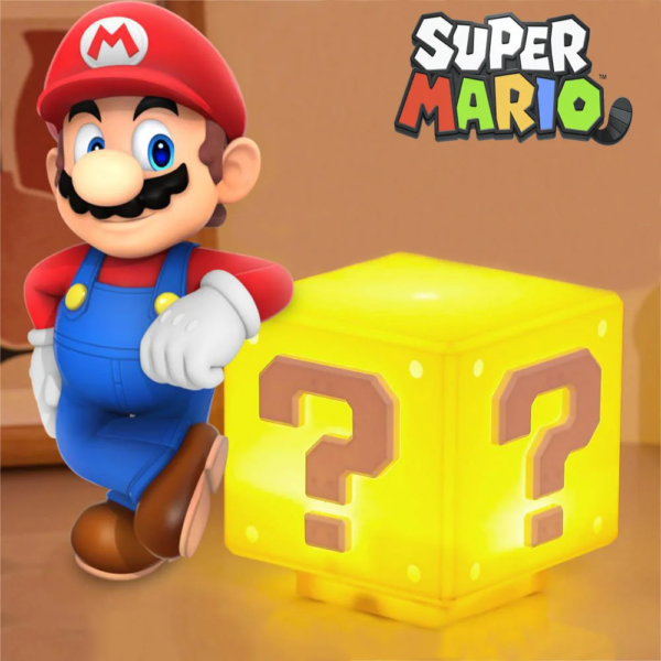 Lampara Cubo Super Mario Nintendo Luz - Imagen 2